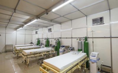 Fiat monta hospital de campanha para pacientes com covid-19 em MG
