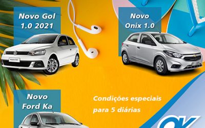 Férias motorizadas é na OK Locadora