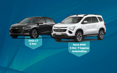 Frota Renovada na OK Locadora: 10 Chevrolet Onix e 2 Chevrolet Spin 2025 0 km!